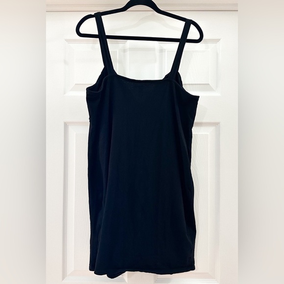 ASOS DESIGN Tall button through cupped mini dress in black sz 14 - Picture 7 of 9